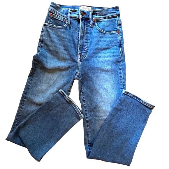 Madewell The Perfect Vintage Jean Melgrove Wash Blue Straight Women's Size 26 - Picture 1 of 10
